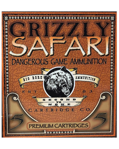 Grizzly 500 Nitro Express 570gr Triple Shock X Ammo  (Box)