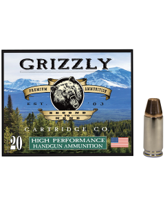 Grizzly 9mm +P 147gr FMJ Flat Point Ammo  for Deer/Predator (Box)