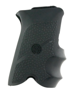 Hogue Rubber Grip Ruger P85 P91 Black Rubber with Finger Grooves