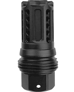Cobalt Kinetics RCB-6 Muzzle Device 5/8 24 Black Nitride SS for 7.62mm