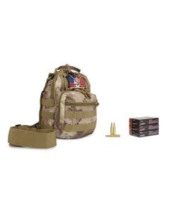 PMC Bronze 223 Rem 55 Gr Pointed SP 60 Round Tacsling Combo (Desert Python)