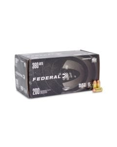 Federal American Eagle Black Pack 380 ACP 95 Gr FMJ Ammo (Box)