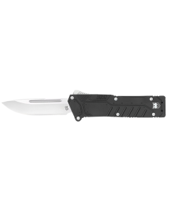CobraTec Special Forces OTF Knife D2 Steel Black Aluminum Handle