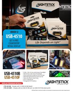 DisplaysnStick Counter Top Display Engineered Polymer