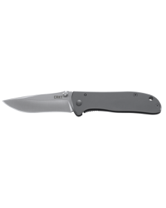CRKT Drifter EDC Folding Knife 2.88 Inch Drop Point Silver Handle
