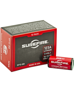 SureFire High Performance Lithium Batteries RedBlack