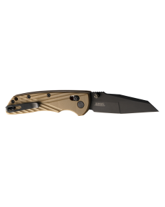 Hogue Deka Folding Knife 3.25 Wharncliffe FDE Textured Handle
