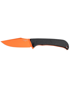 Hogue Extrak Fixed Clip Point Knife Black G10 Blaze Orange