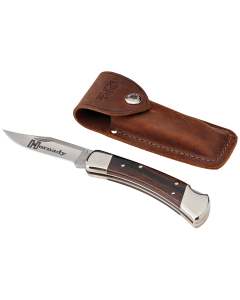 Buck 110 Folding Hunter Knife 420HC Stainless Steel Brown Ebony