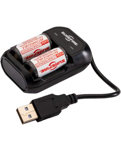 SureFire ACDC Wall Charger Kit CR123A Rechargeable