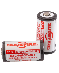 SureFire Rechargeable Batteries 3.2V 450mAh WhiteBlack
