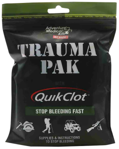 Adventure Medical Kits Trauma Pak Stop Bleeding Zeolite Black