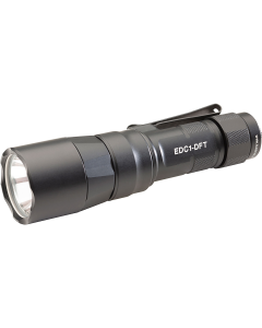 SureFire EDC1DFT Dual Fuel Flashlight Black Anodized Aluminum