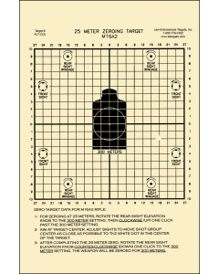 Action Zeroing Target Hanging Tagboard Black/White