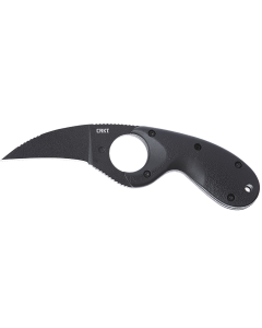 CRKT Bear Claw 2.39 Inch Hawkbill Blade Black Textured Handle AUS-8A