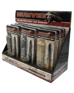 Humvee USMC Combat Knife Display 3.5 Inch Blade 12 Piece Box
