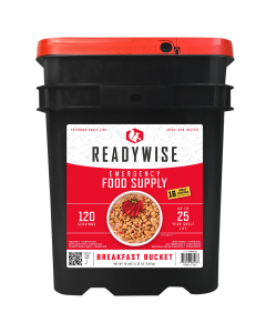 Wise Foods Emergency Supplies Breakfast Bucket 120 Servings