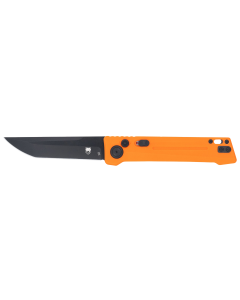 CobraTec Inferno OTF Tanto 3.5 Inch D2 Steel Blaze Orange Textured Handle