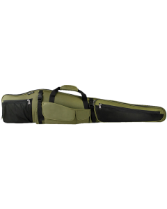 Bulldog Hunter 48 Inch Rifle Case Black/Green Poly Oxford