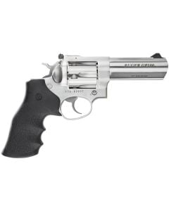 Ruger GP100 Standard 357 Mag 4.2" 6 rd Black Hogue Monogrip Grip Stainless
