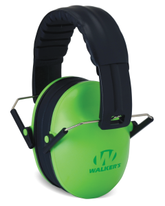 Walkers Game Ear Childs Passive Folding Ear Muffs (Green)