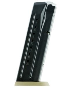 Smith & Wesson M&P 9mm Magazine - 17 Round (Black Steel w/ FDE Base)