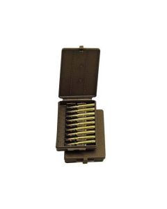 MTM Wallet Style Ammo Box W-9SM-70 - 9 Round, 17 Rem to 7.62x39, Brown