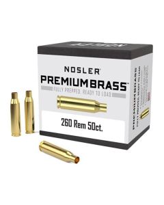Nosler 260 Remington Premium Brass - Fully Prepped, 50/Box