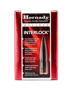 Hornady InterLock .308 Caliber 180gr Round Nose Bullets - 100/Box