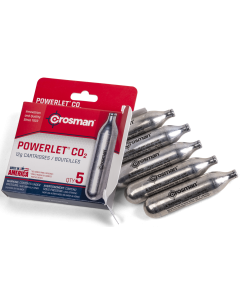 Crosman Powerlet 12g CO2 Cylinders 5-Pack