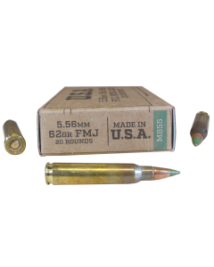 Winchester USA 5.56mm 62 Gr FMJ (Box)