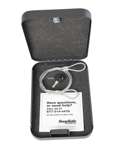 SnapSafe Portable Lock Box, Size XXL (Black)