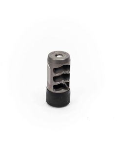Area 419 Hellfire-Ti .40 Cal Self-Timing Muzzle Brake - Gray Titanium 5/8-24