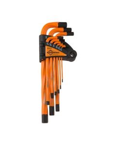 Mayhew 9-Piece SAE Twisted Hex Key Allen Wrench Set - Heavy Duty