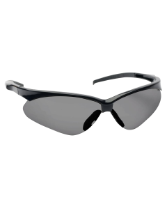 Walkers Game Ear Shooting Glasses Black 99% UV Z87.1 Polycarbonate Lens Smoke Gray