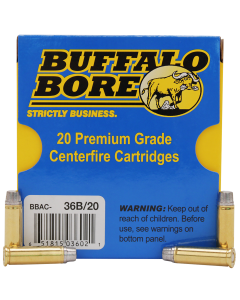 Buffalo Bore Ammo  Heavy 32 H&R Mag 130 Gr Hard Cast (Box)