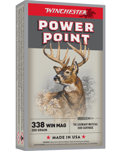 Winchester Power-point 338 Win Mag 200 Gr Power Point (Box)