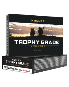 Nosler Trophy Grade 280 Ackley Improved 160 Gr Nosler AccuBond (Box)