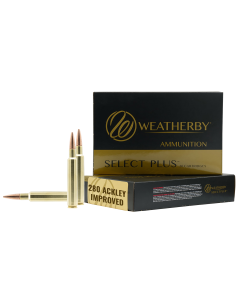 Weatherby Select Plus 280 Ackley Improved 150 Gr Swift Scirocco (Box)