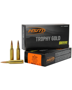 Hsm Trophy Gold 243 Win 87 Gr Berger Hybrid Tactical Open Tip Match (Box)