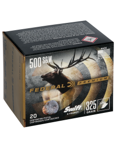 Federal Premium 500 S&W 325 Gr Swift A Frame (Box)