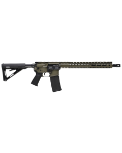 Black Rain Ordnance 223/5.56 16" 30+1 (Semiauto) BROWTPBGB (Green Battle Worn)