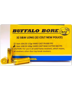 Buffalo Bore Ammo  Personal Defense 500 S&W 440 Gr Flat Nose (Box)
