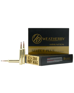 Weatherby Select Plus 6.5-300 Wthby Mag 127 Gr Barnes LRX Lead Free (Box)