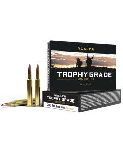 Nosler Trophy Grade 280 Ackley Improved 160 Gr Nosler Spitzer Partition (Box)