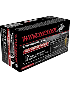 Winchester Varmint He 17 WSM 25 Gr Polymer Tip (Box)