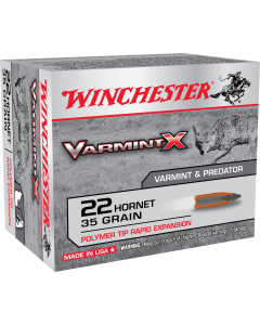 Winchester Varmint X 22 Hornet 35 Gr Polymer Tip Rapid Expansion (Box)