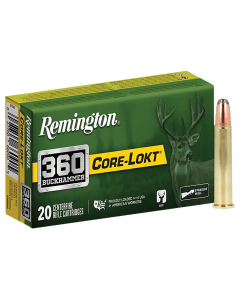 Remington Core-lokt 360 Buckhammer 180 Gr Soft Point Core Lokt (Box)