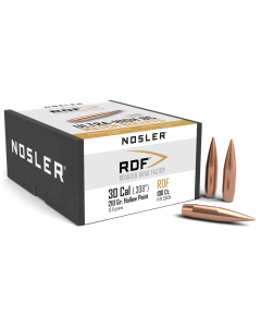 Nosler RDF 30 Caliber 210 Gr Hollow Point Boat Tail