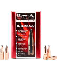 Hornady InterLock 30 Caliber 165 Gr Boat Tail Spire Point
